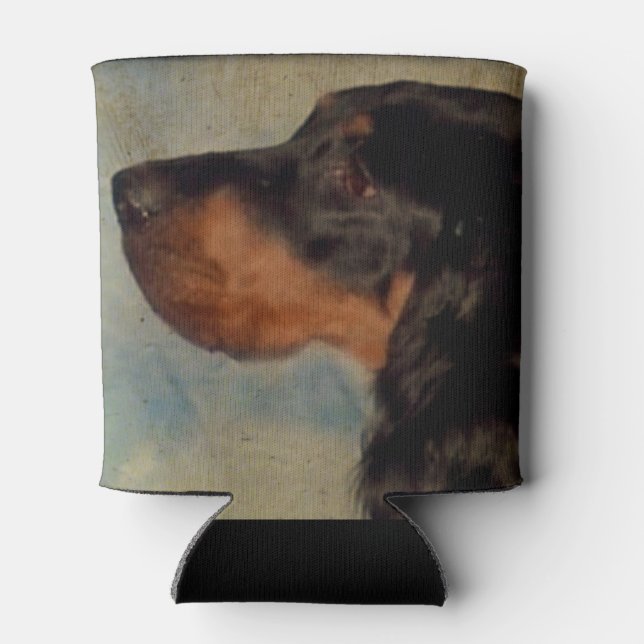 Gordon Setter Kopf Dosenkühler (Rückseite)