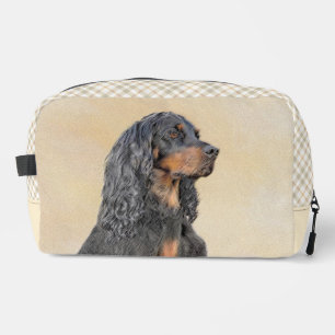 Gordon Setter Malerei Schwarz Niedlich Original Do Waschbeutel