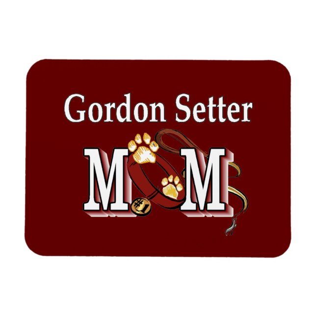 Gordon Setter Mama Geschenke Magnet (Horizontal)