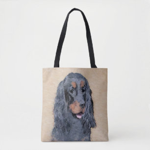 Gordon Setter Painting - Niedliche Original Dog Ar