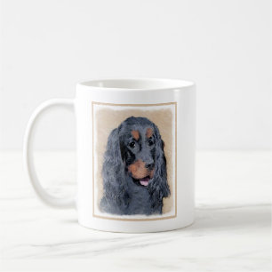 Gordon Setter Painting - Niedliche Original Dog Ar Kaffeetasse