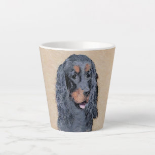 Gordon Setter Painting - Niedliche Original Dog Ar Milchtasse