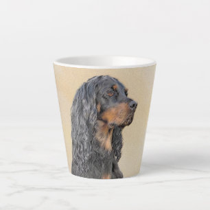Gordon Setter Painting - Niedliche Original Dog Ar Milchtasse