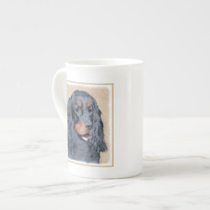 Gordon Setter Painting - Niedliche Original Dog Ar Prozellantasse