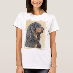 Gordon Setter Painting - Niedliche Original Dog Ar T-Shirt