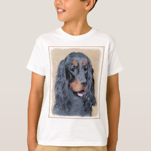 Gordon Setter Painting - Niedliche Original Dog Ar T-Shirt