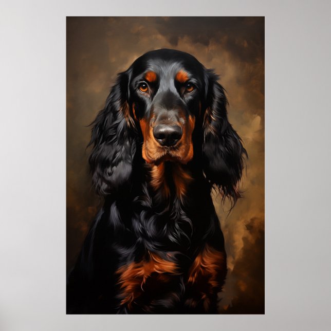 Gordon Setter Poster (Vorne)