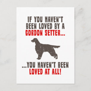 Gordon Setter Postkarte