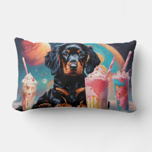 Gordon Setter Puppy N Milkshakes Lendenkissen