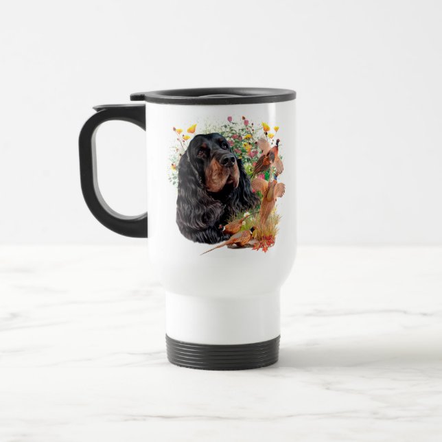 Gordon Setter  Reisebecher (Links)