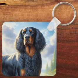 Gordon Setter Schlüsselanhänger