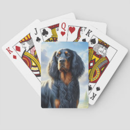 Gordon Setter Spielkarten