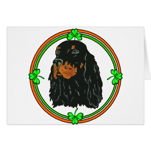 Gordon Setter St Patricks (Vorderseite (Horizontal))