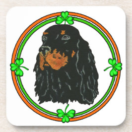 Gordon Setter St Patricks Getränkeuntersetzer