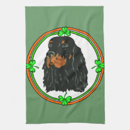 Gordon Setter St Patricks Handtuch