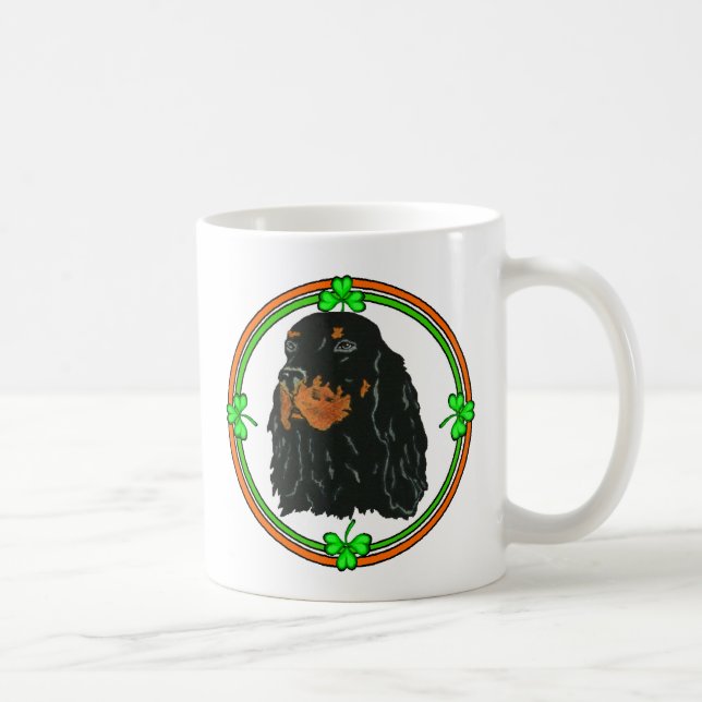 Gordon Setter St Patricks Tasse (Rechts)