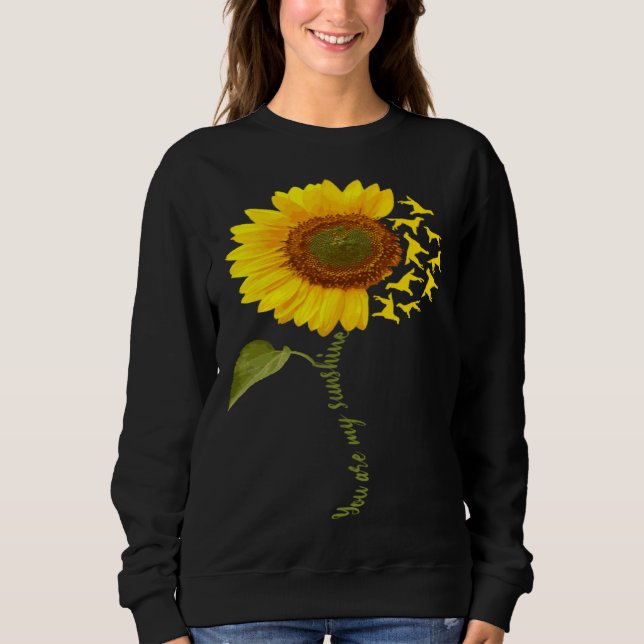 Gordon Setter Sunflower Sweatshirt (Vorderseite)