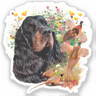 Gordon Setter Tapestry Poster Acryltripty Aufkleber