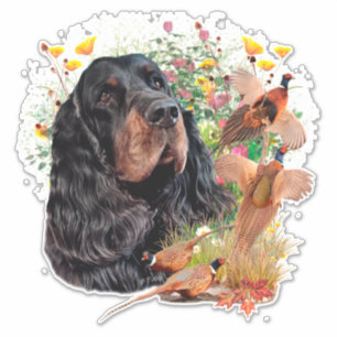 Gordon Setter Tapestry Poster Acryltripty Aufkleber