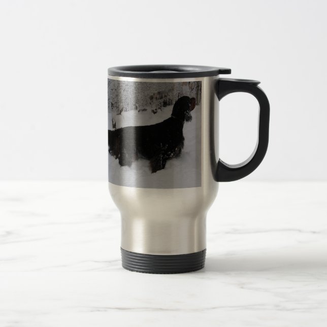 Gordon Setter Travel Mug Reisebecher (Rechts)