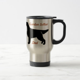 Gordon Setter Vater Aluminium Travel Mug Reisebecher