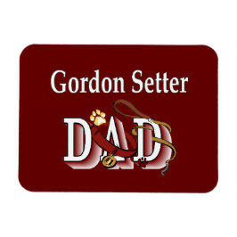 Gordon Setter Vater Magnet