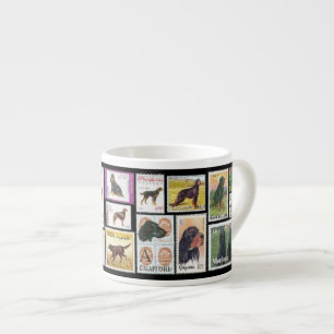 Gordon Setter World Briefmarke Espresso Tasse