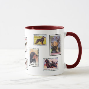 Gordon-Setzer-Briefmarken der WeltKeramik-Tasse Tasse