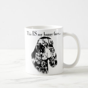 Gordon-Setzer-glückliches Gesicht Tasse