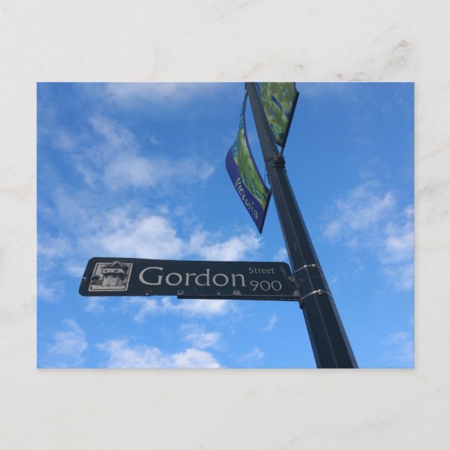 Gordon Street Postkarte (Vorderseite)