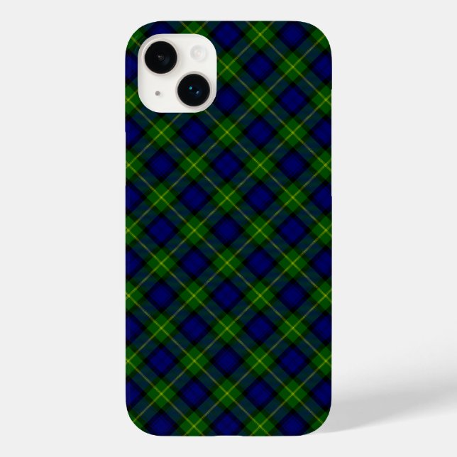 Gordon tartan blue kariert Case-Mate iPhone hülle (Rückseite)