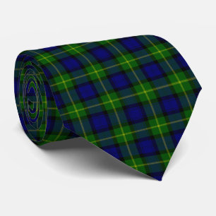 Gordon tartan blue kariert krawatte