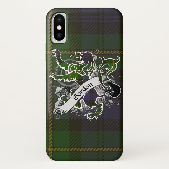 Gordon Tartan Lion Case-Mate iPhone Hülle (Rückseite)