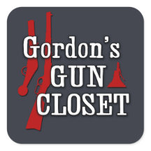 Gordon's Gun Closet Aufkleber