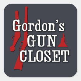 Gordon's Gun Closet Aufkleber