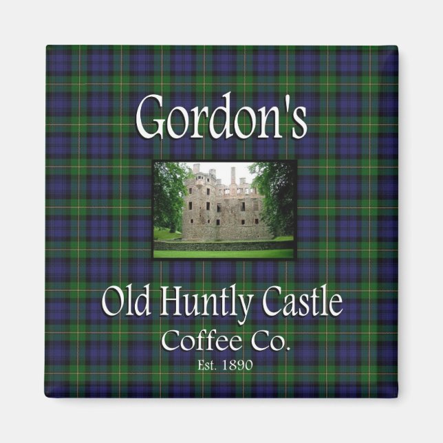 Gordon's Old Huntly Castle Coffee Co. Magnet (Vorne)