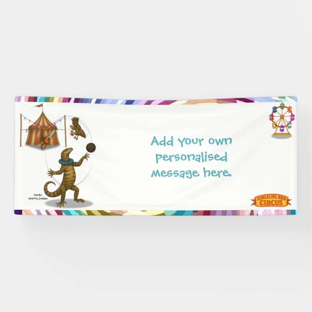 Gordy, der Goanna-Jongleur Banner (Horizontal)