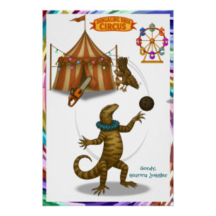 Gordy, der Goanna-Jongleur Poster