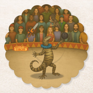 Gordy, Goanna-Jongleur Untersetzer
