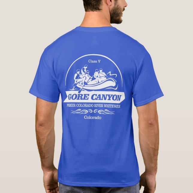 Gore Canyon (Rafting 2) T-Shirt (Rückseite)