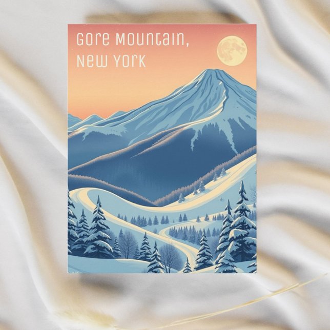 Gore Mountain New York Adirondacks Postcard Postkarte (Von Creator hochgeladen)