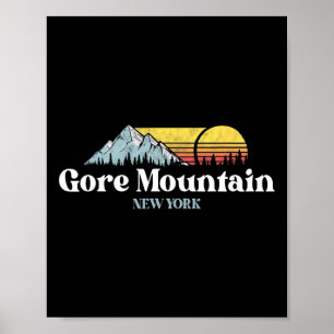 Gore Mountain, New York, Schnee Ski Snowboard Skif Poster