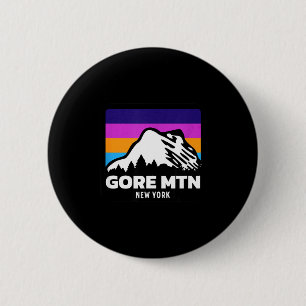 Gore Mountain New York Skifahren Snowboarden Famil Button