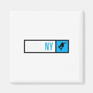 Gore Mountain New York Snowboard Box Typ Magnet