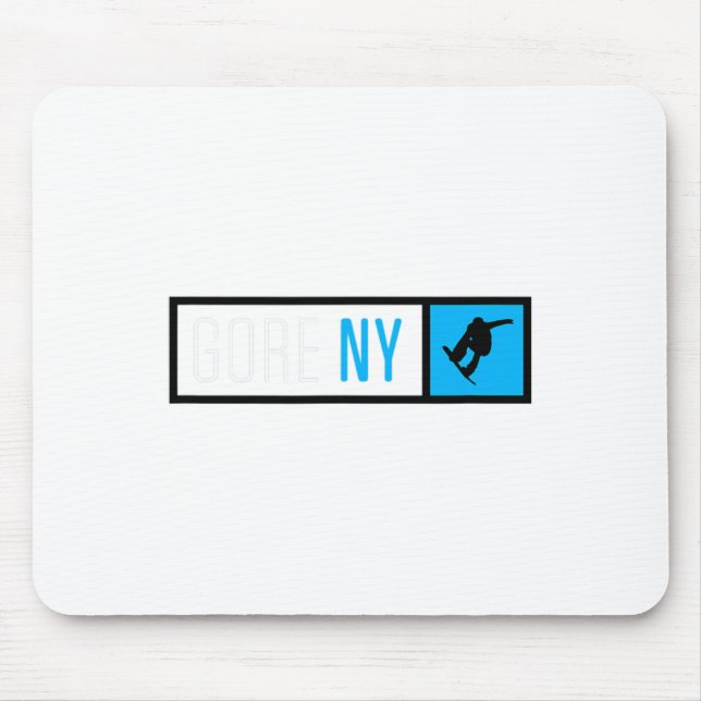 Gore Mountain New York Snowboard Box Typ Mousepad (Vorne)