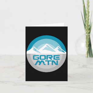 Gore Mountain Ny Grafik Vintage Snowboard Skit Shi Karte