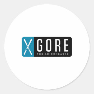 Gore Mountain Ski Runder Aufkleber