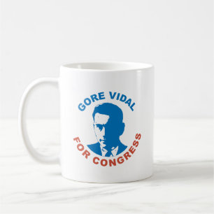 GORE VIDAL FÜR KONGRESS KAFFEETASSE