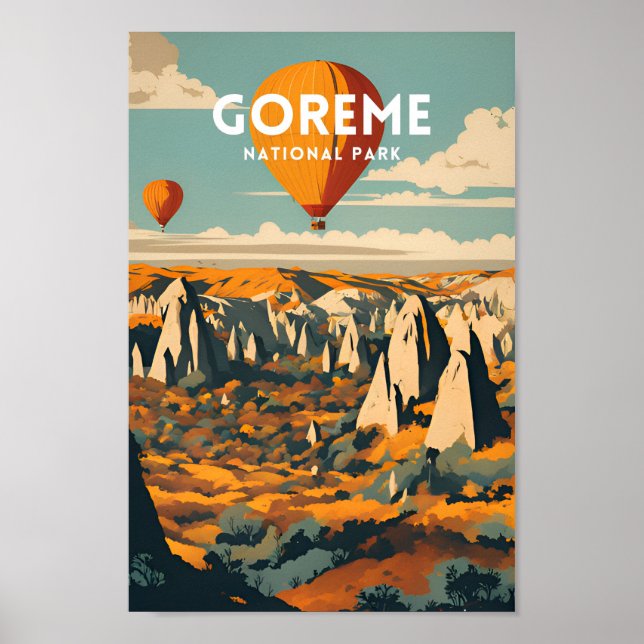Goreme National Park Vintag Poster (Vorne)