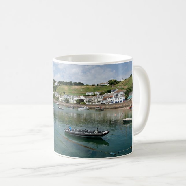 Gorey Harbour, Channel Islands, Jersey Kaffeetasse (VorderseiteRechts)